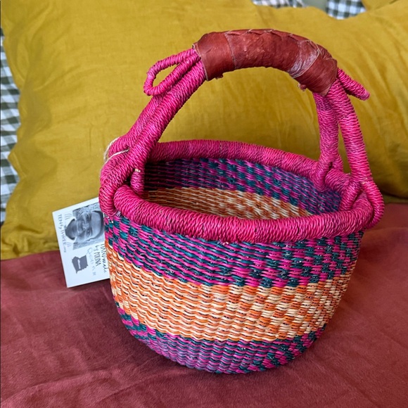 bella luna toys Other - Bolga Basket with Handle Bella Luna Toys Brand New